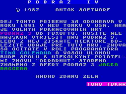 Podraz 4 (1987)(Antok Software)